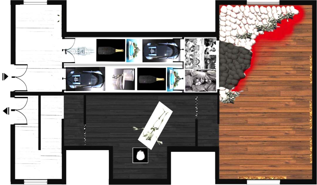 Floorplan of the exhibition