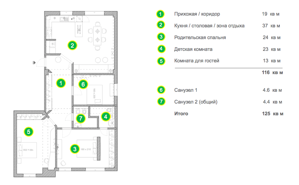 MufarrahMHMD: Планировка квартиры