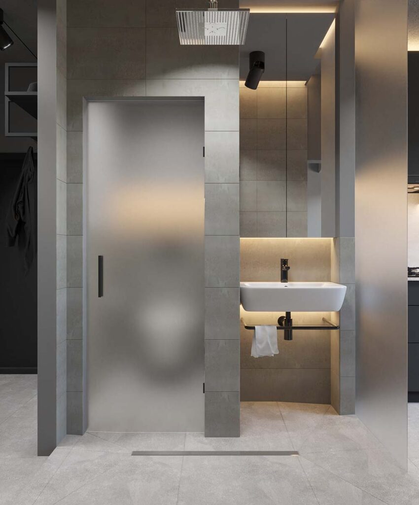 Проходной душ