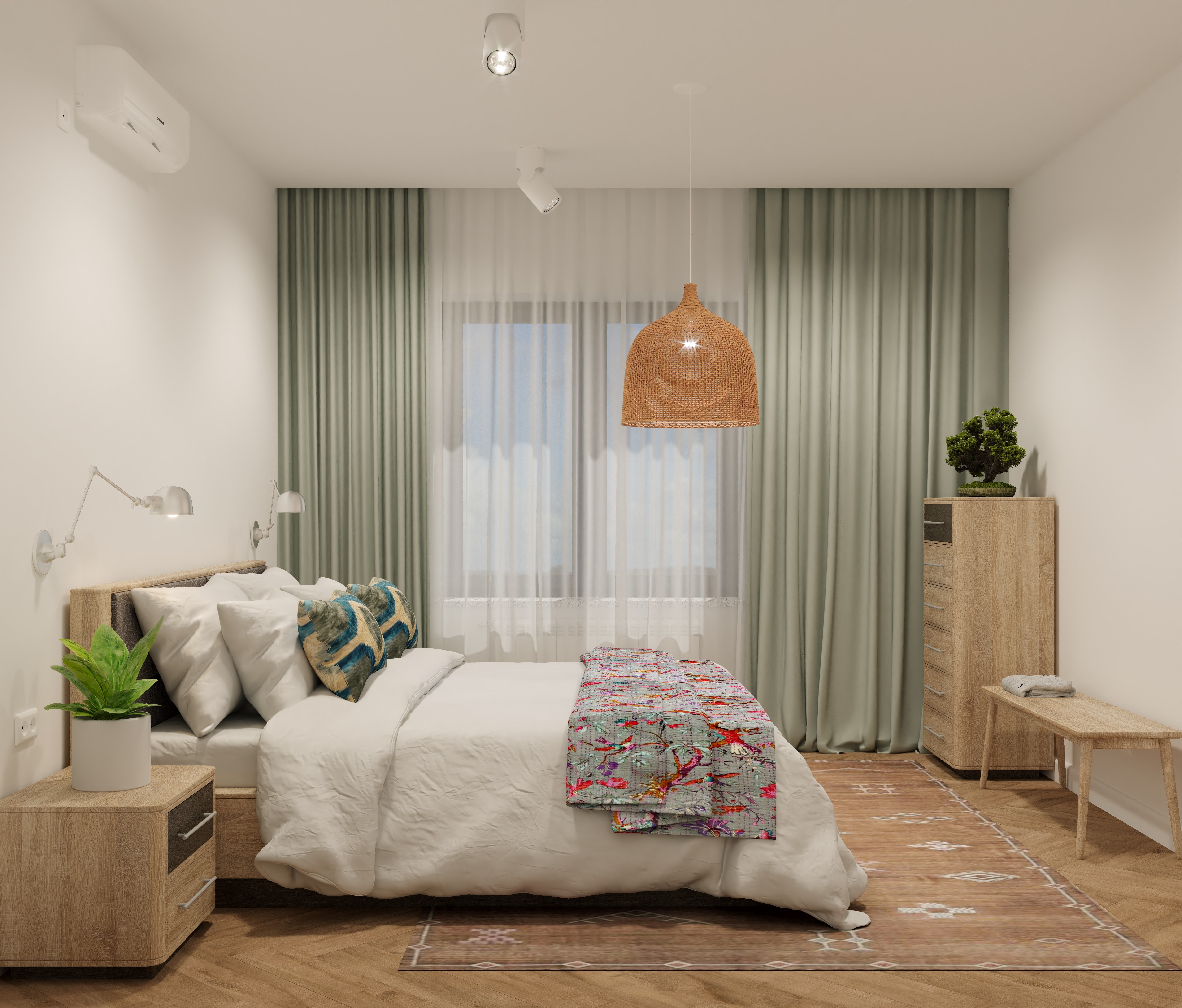 Midcentury | Спальня