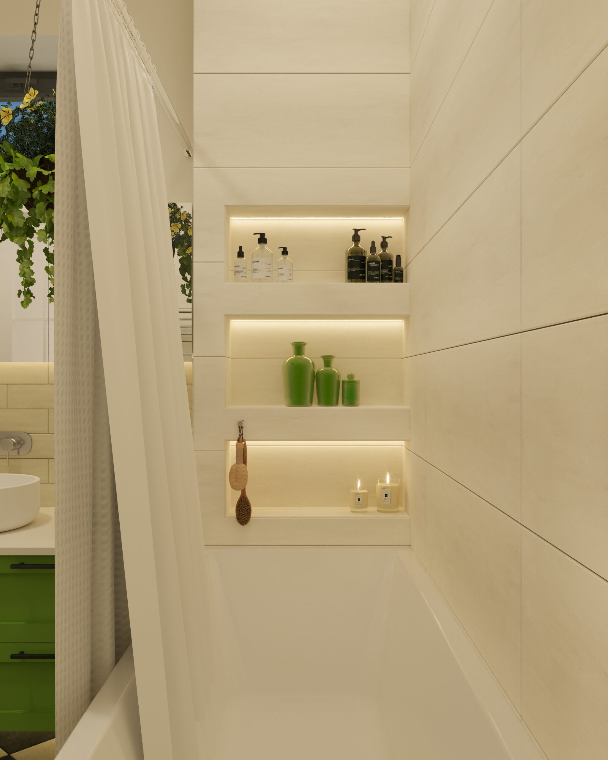 Ванная | Полки для шампуней