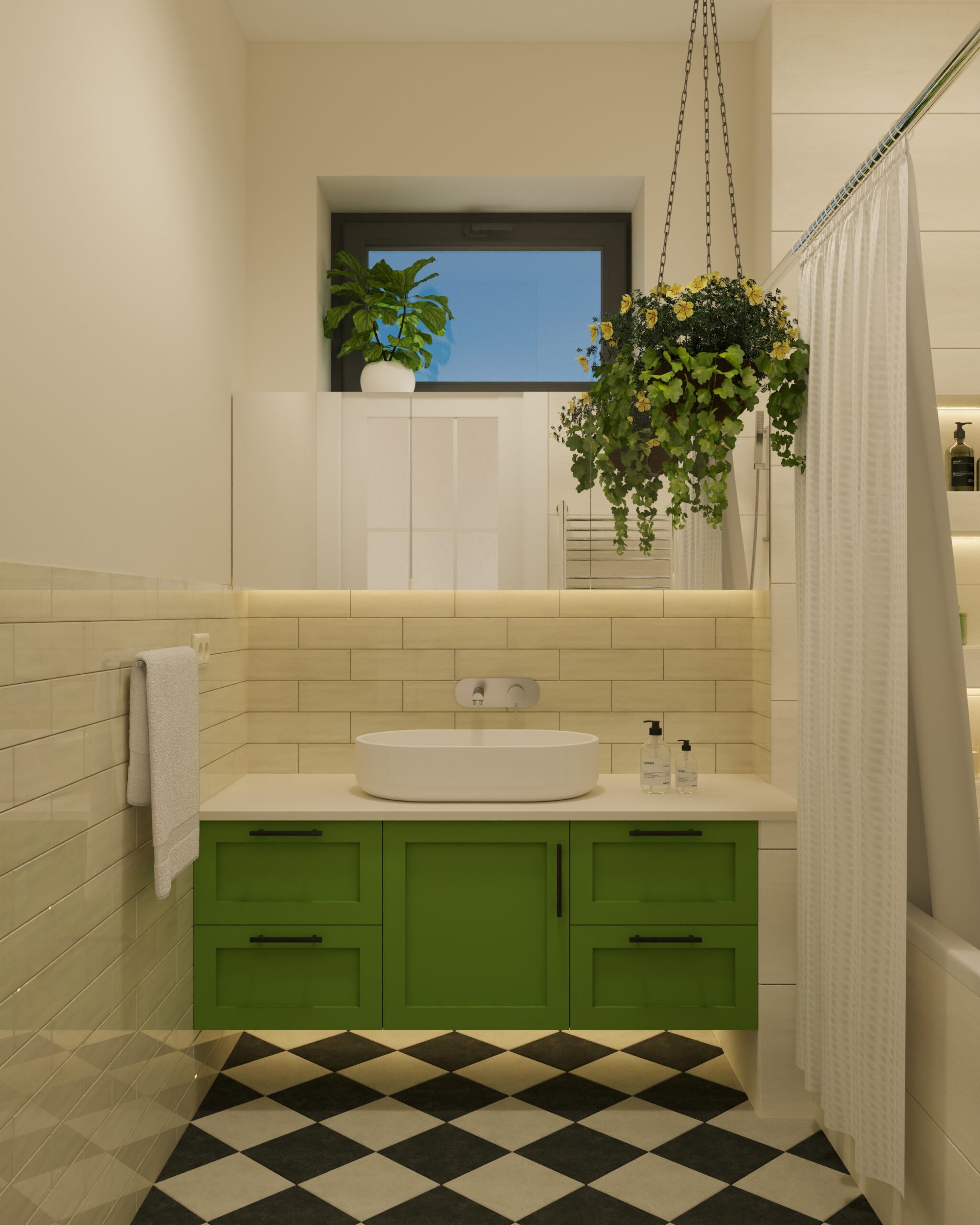 Ванная | вид на раковину