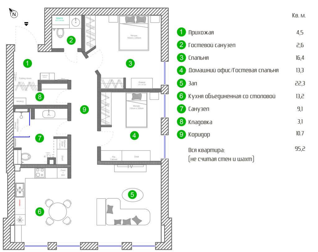 MA5 планировка квартиры