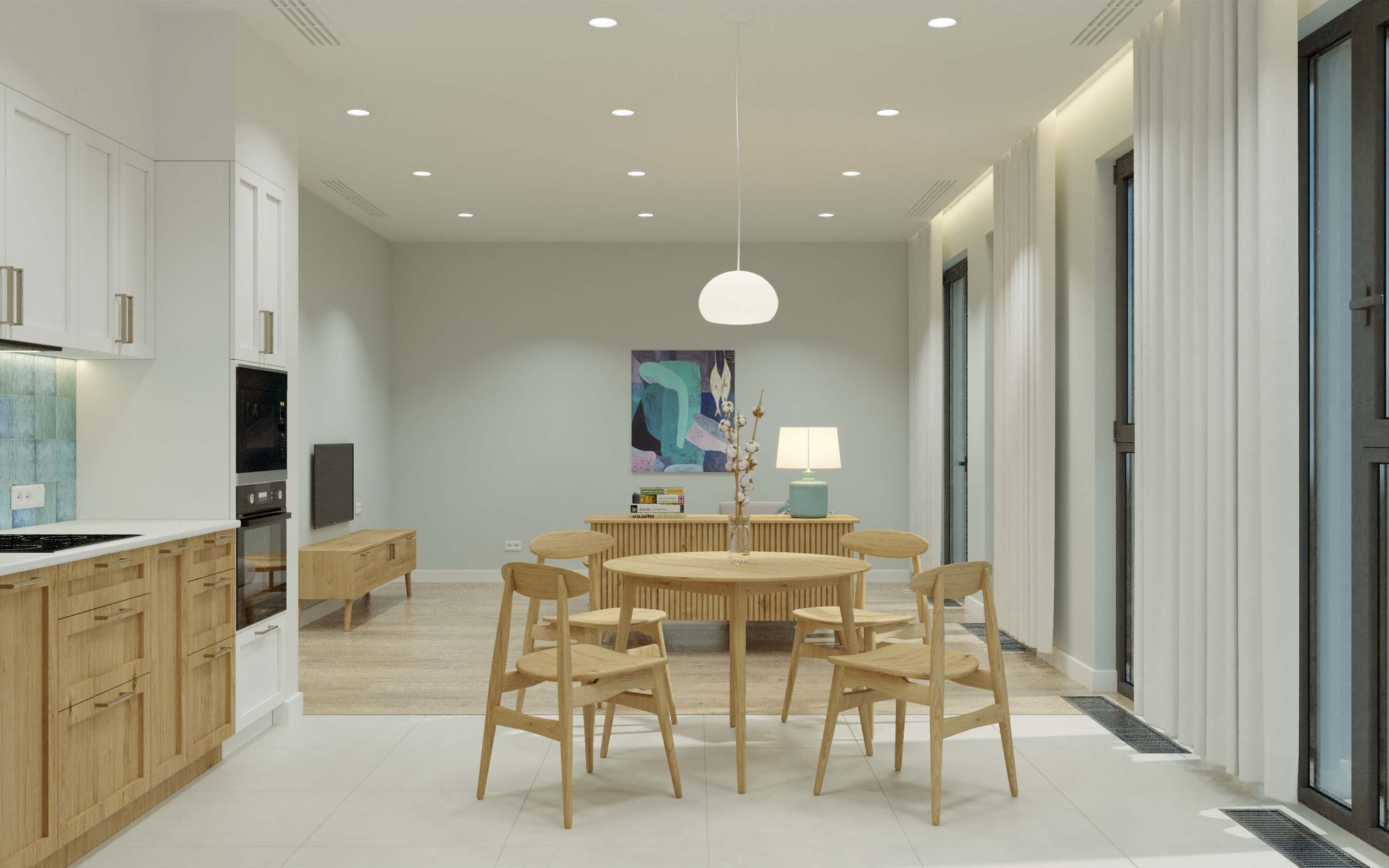 Дизайн квартиры в Ташкенте | Столовая зона