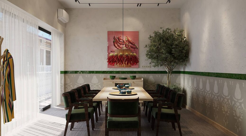 Art Rishton Tashkent Uzbekistan Red Hot Chilly peppers room